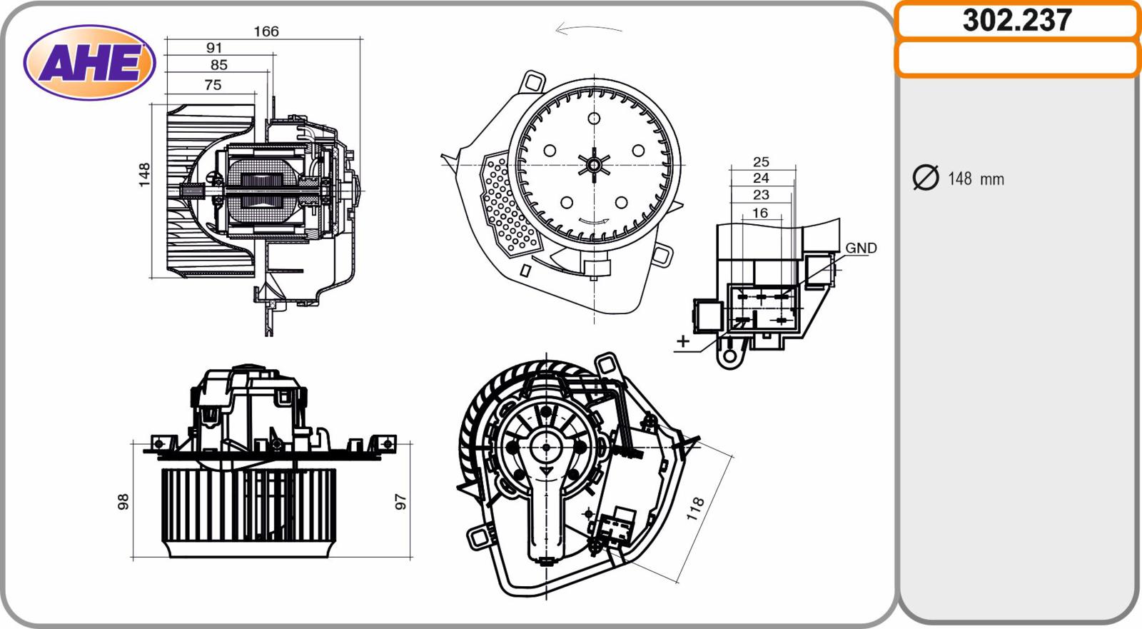 Vent. Ab. VW Multivan / Sharan / Transporter T5 / T6 04.03-
