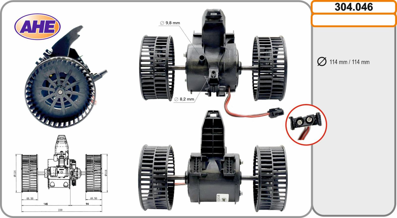 Vent. Ab. BMW E60 / 61 / 63 / 64 Serie 5 / 6 12.01-12.10