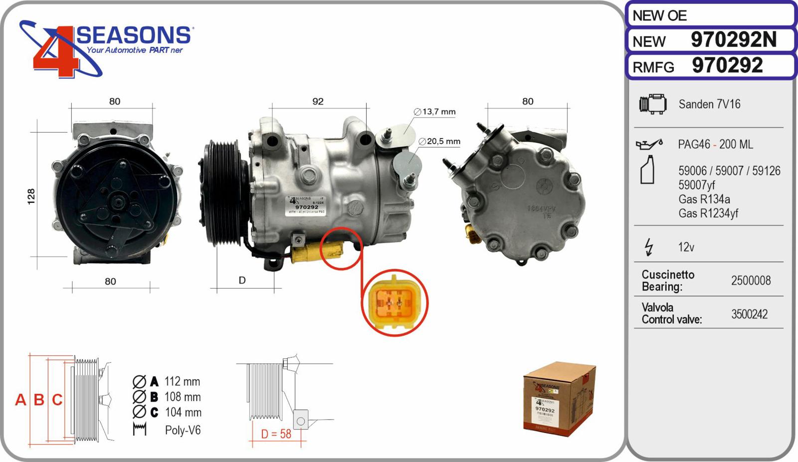 Cmp Rem CITROEN/PEUGEOT Jumper/Boxer 2.0HDi/2.2HDi 03.11-