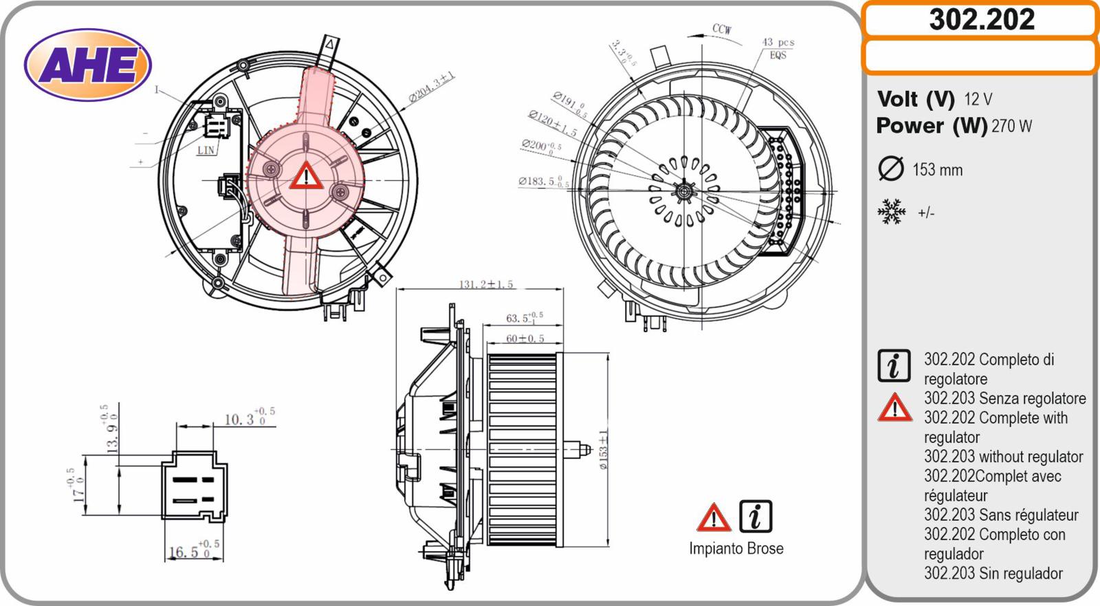 Vent. Ab. AUDI/CUPRA/VW Q3/FormentorGolf/Passat/T-Roc/Tiguan 08.12-
