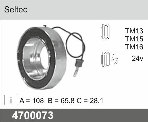CLUTCH COIL SELTEC 108 X 65,8 X 28,1