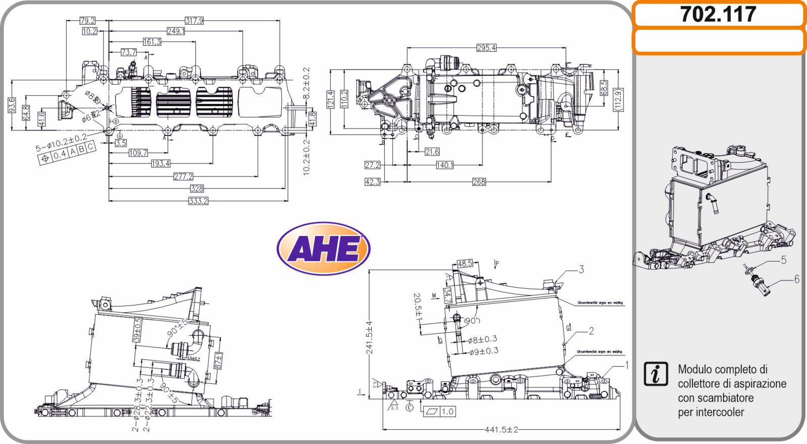 Mod. Int. AUDI A4 / A5 / A6 2.0TDi 01.12-09.18