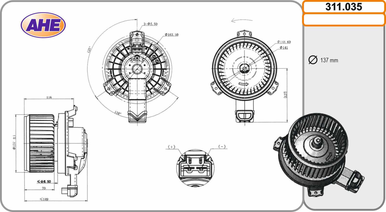 Vent. Abitacolo HONDA CR-V 09.15-