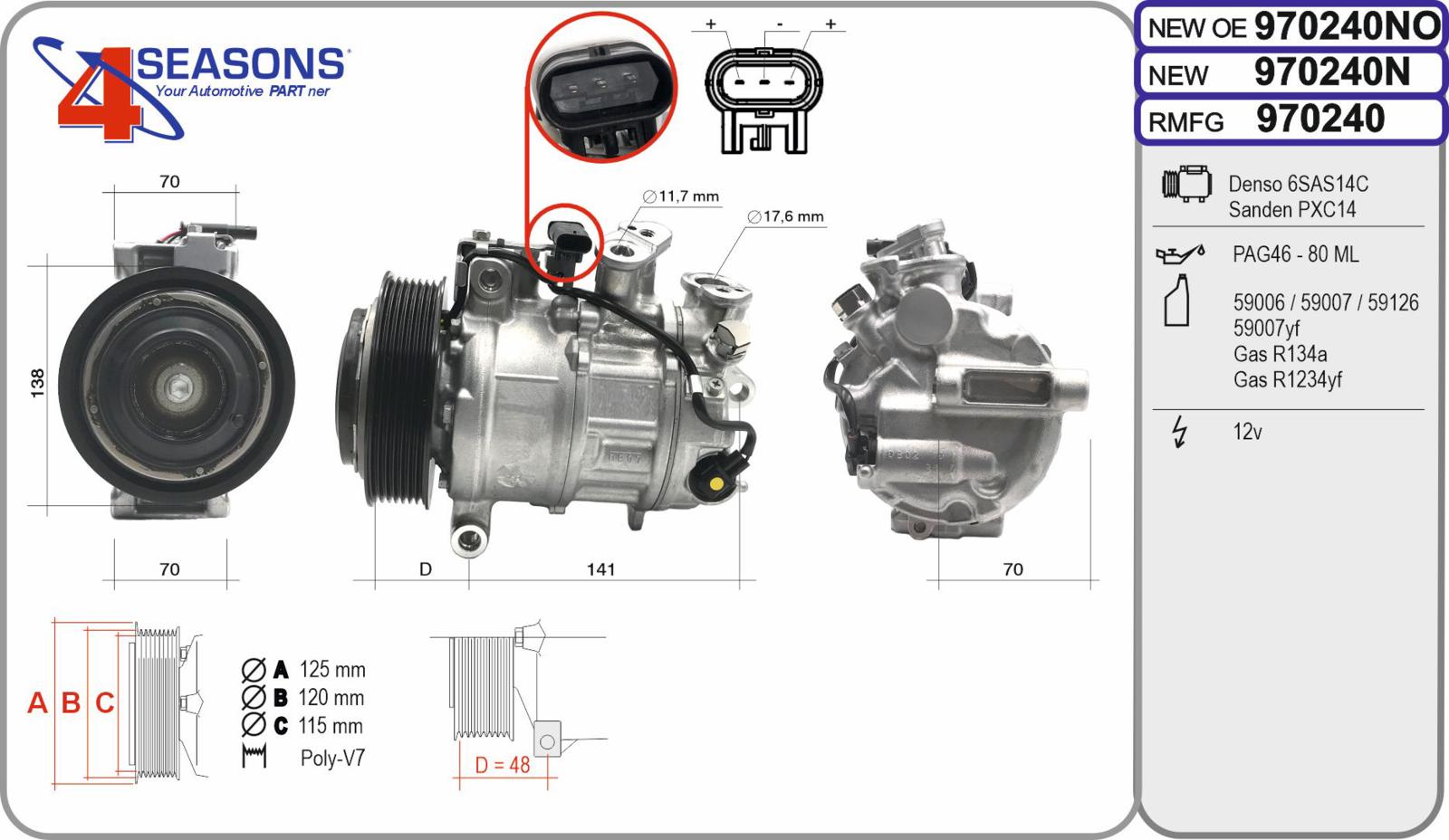 Cmp Rem MERCEDES Classe C/E/CLS/GLC 200EQ/300EQ/350EQ 10.17-