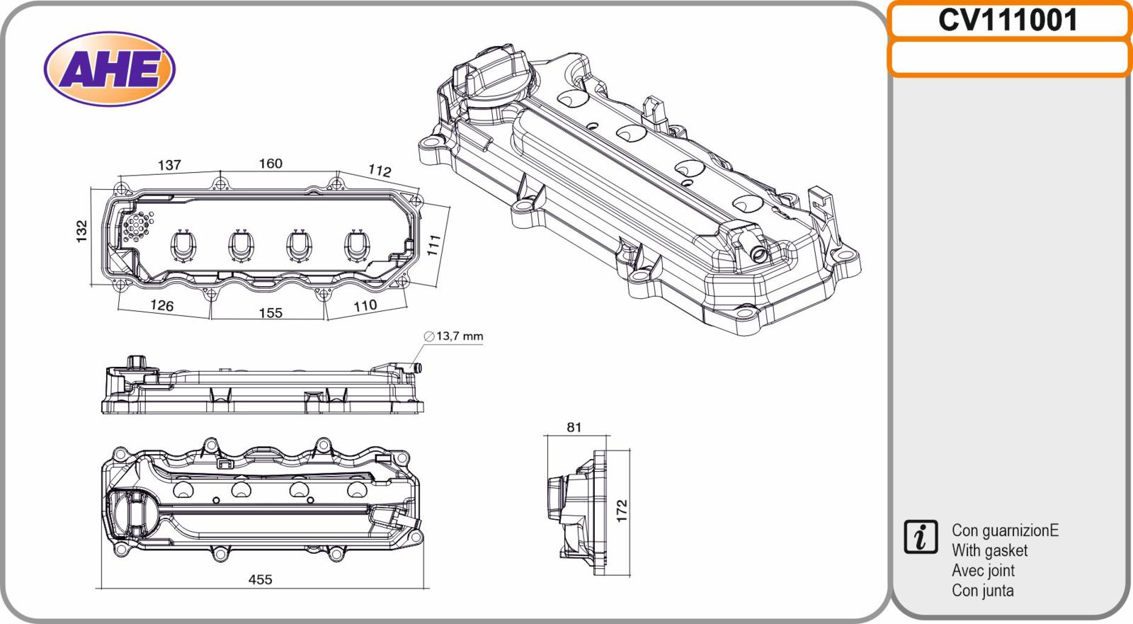 Cop. Test. HONDA Civic / Jazz 1.2 / 1.3 / 1.4 / 1.5 07.08-12.16