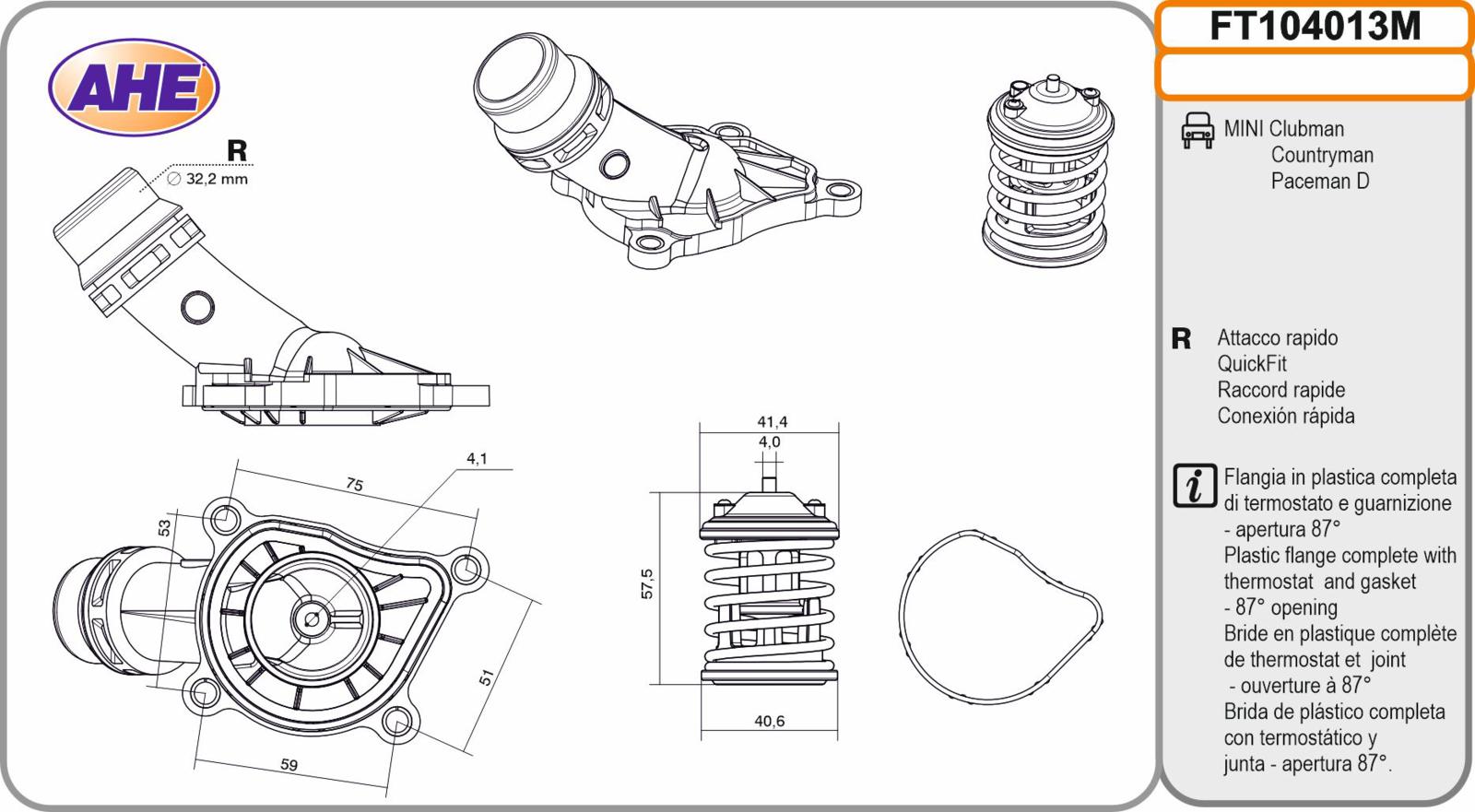 Fl. Term. MINI Clubman / Countryman / Paceman D / SD 11.06-10.16