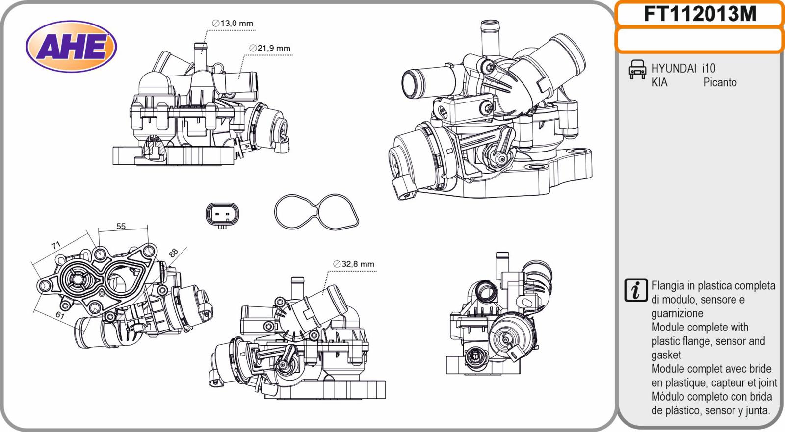 Fl. Term. HYUNDAI / KIA i10 / Picanto 12.16-04.21
