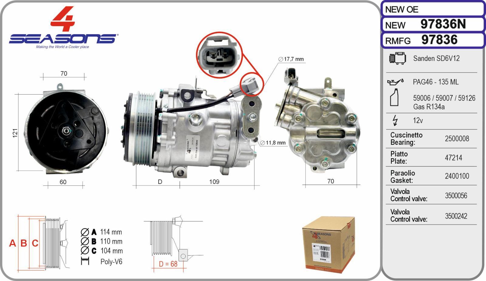 Cmp Rem FIAT/OPEL Doblò/Fiorino/Punto/Corsa D 1.3Mjet/1.3HDi 10.05-