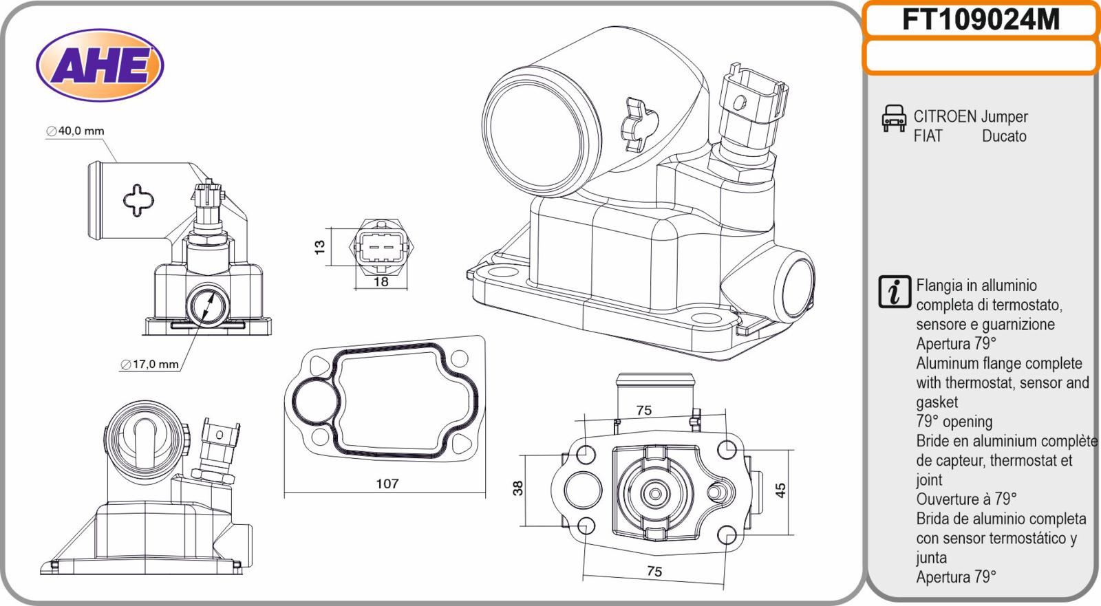 Fl. Term. CITROEN / FIAT Jumper / Ducato 2.0HDi / 3.0D Mjet 04.06-
