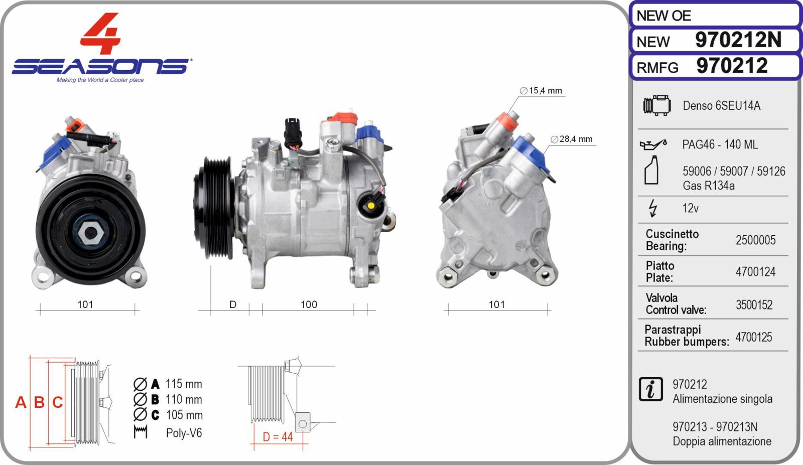 Cmp New BMW serie 1/3/4 14d/16d/18d/20/20d/25/25d/28/30d/35d 10.10-