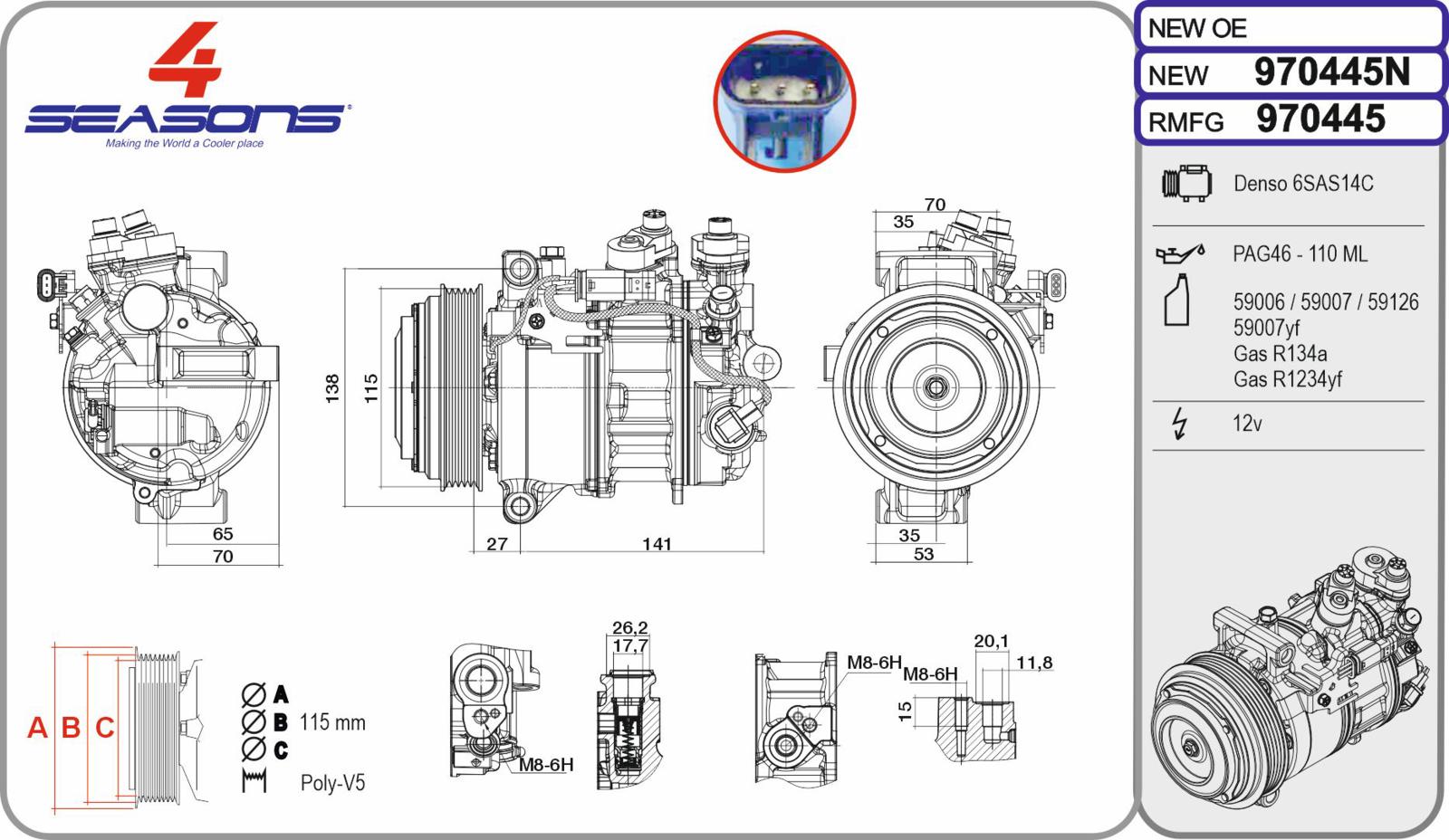 Cmp New MERCEDES Classe C / CLE / E / GLC 180 / 200 / 300 03.21-