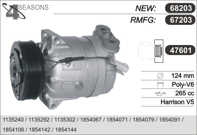 Cmp Rem FIAT / OPEL Croma / Vectra 1.9D Mjet / 1.9CDTi 09.95-12.11