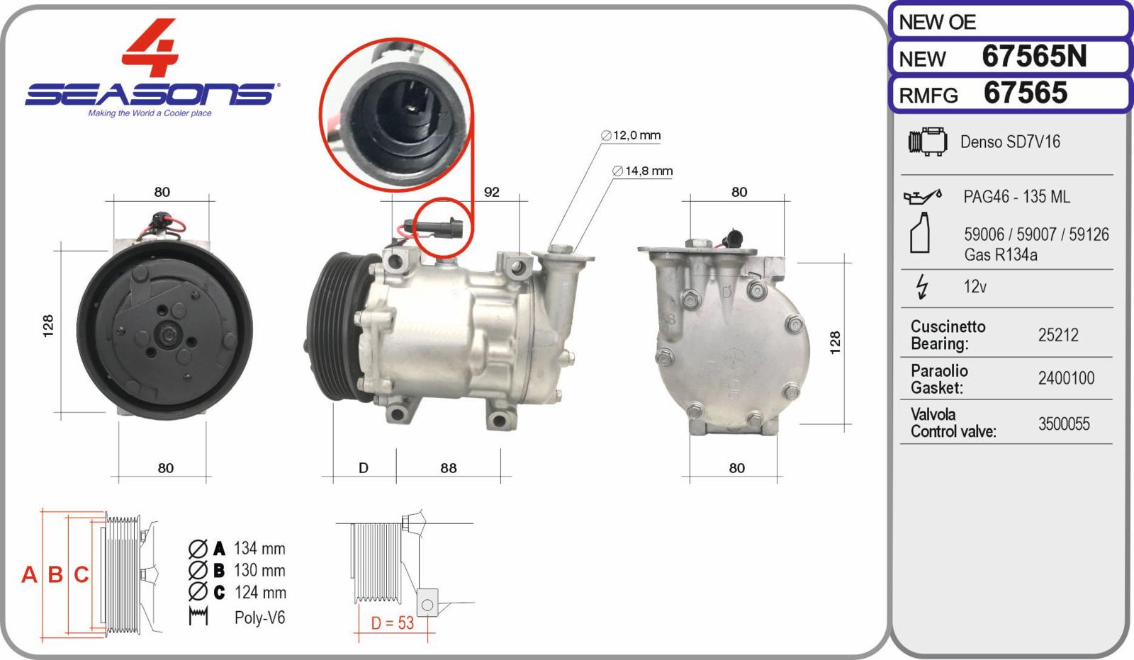 Cmp New FIAT Multipla / Stilo 1.6 / 1.8 / 1.9JTD / 2.0 02.97-06.10