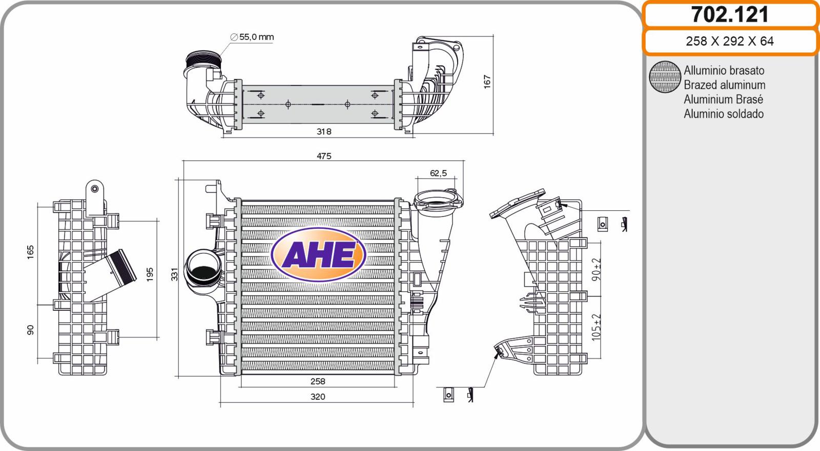 Int. AUDI Q7 / Q8 4.0TFSi 07.20-01.24