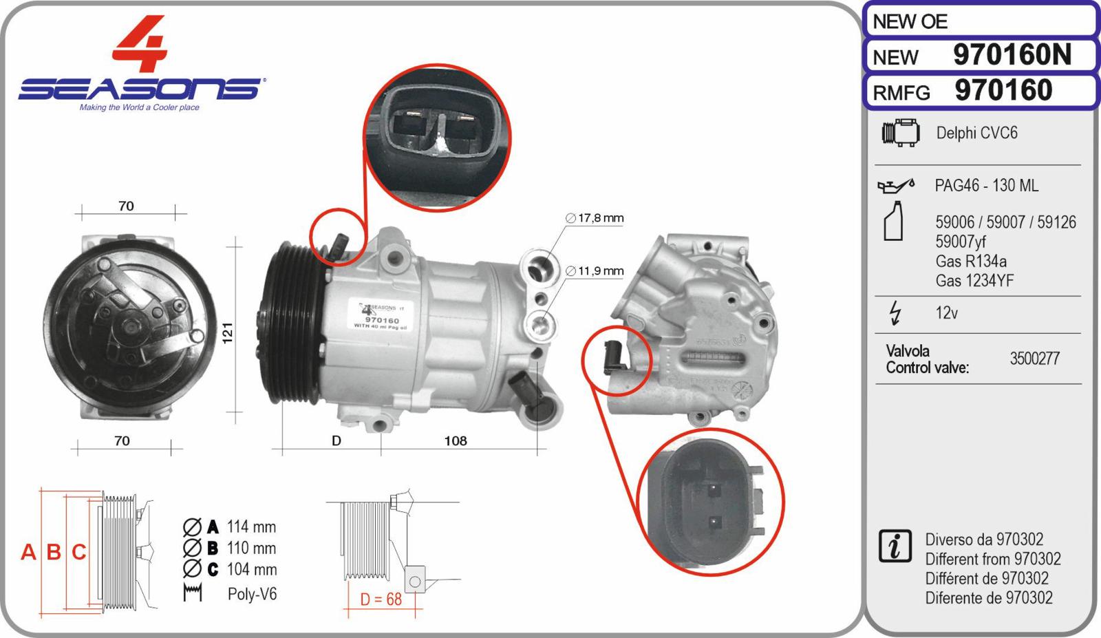 Cmp Rem FIAT 500X (334) 1.3 D Multijet  06.15-