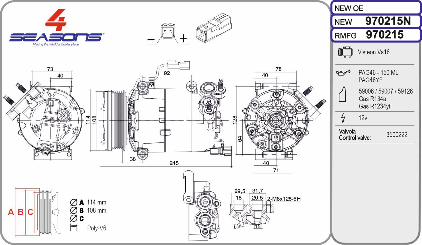 Cmp Rem LAND ROVER Discover Sport / Range Rover Evoque 2.2D 03.11-